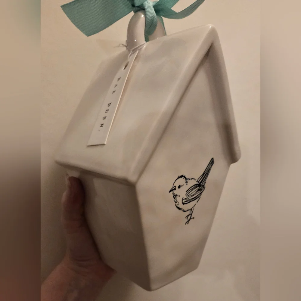 Rae Dunn Cream Birdhouse